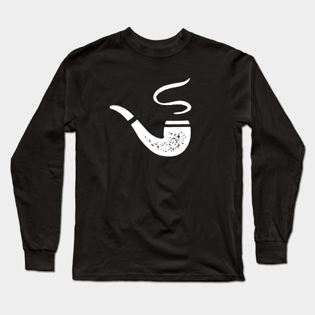 Pipe Icon Long Sleeve T-Shirt by tommartinart